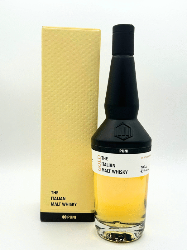 PUNI Gold – Single Malt Whisky Italien Vieilli en Fûts de Bourbon​