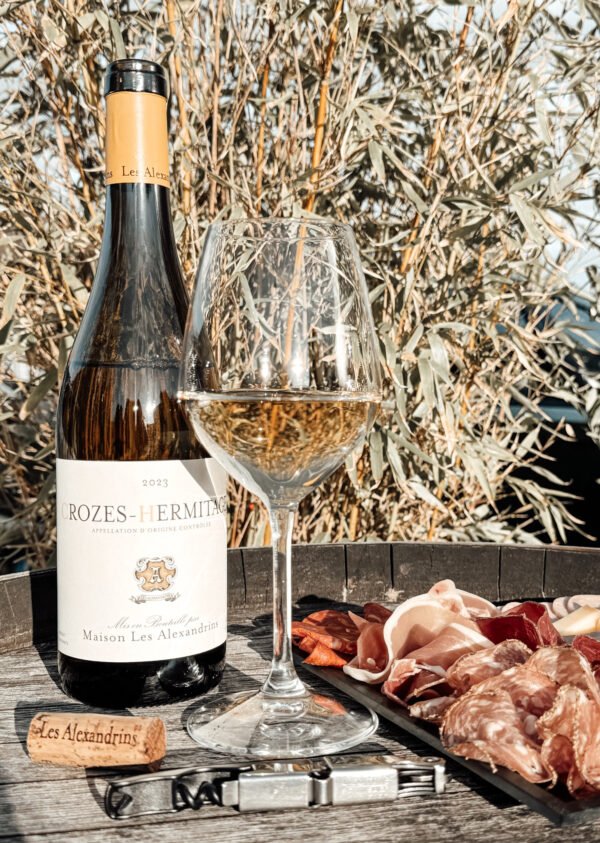 Crozes-Hermitage Blanc 2023 - Maison Les Alexandrins - Élégance et fraîcheur de la Vallée du Rhône – Image 2