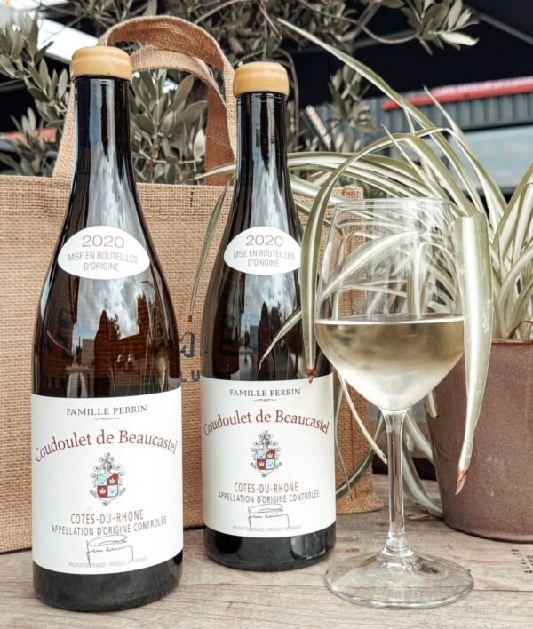 Château de Beaucastel Côtes du Rhône Coudoulet Blanc 2020 - Fraîcheur et élégance de la Vallée du Rhône – Image 2