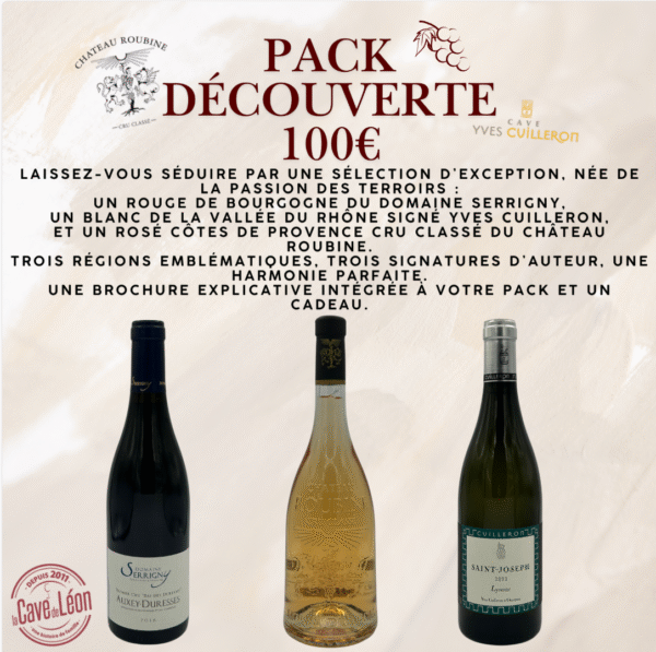 Pack Découverte Terroirs d’Exception – Harmonie parfaite entre Bourgogne, Rhône et Provence