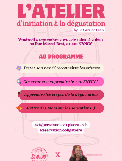 L’Atelier d’initiation à la dégustation 🍷